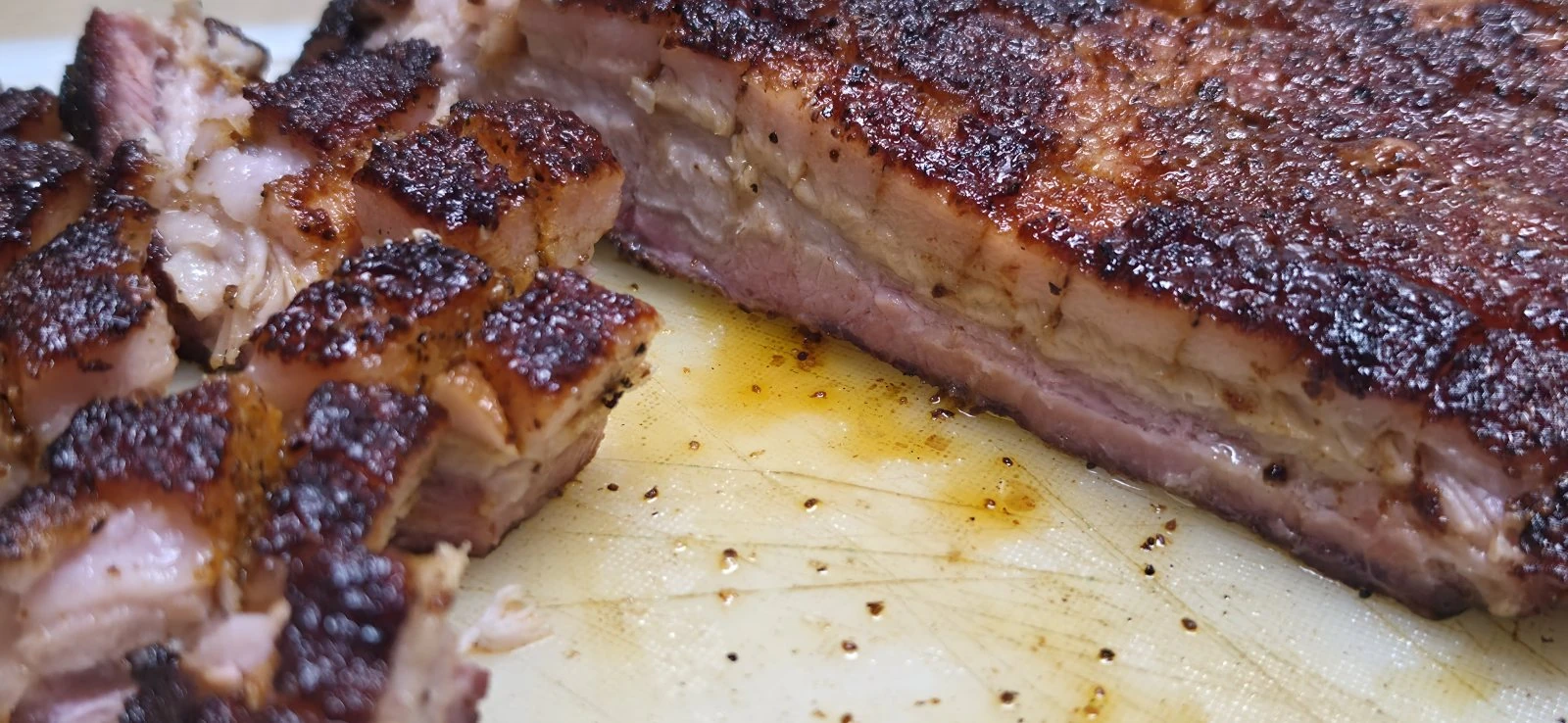 Charcoal Grilled Pork Belly