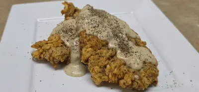 Chicken Fried Steak with White Pepper Gravy